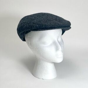 John Hanly Biddy Murphy Irish Wool Newsboy Cabbie Hat Cap 7 3/8 60 L- Derby